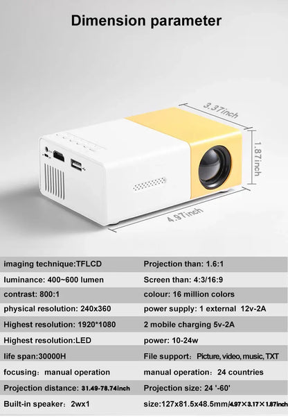 Mini LED Projector